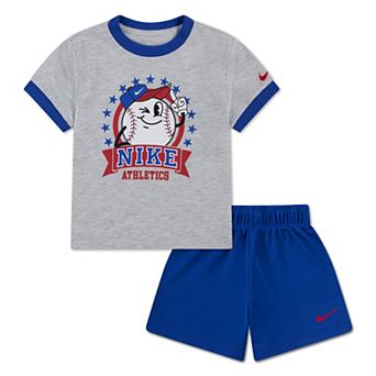 Boys 4-7 Nike Character Baseball Tee & Shorts 2 pc Set