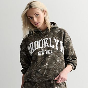 Juniors' Generic Long Sleeve Graphic Hoodie