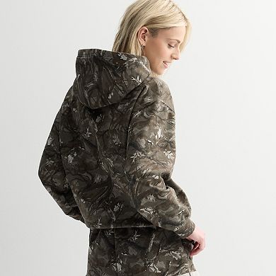 Juniors' Generic Long Sleeve Graphic Hoodie