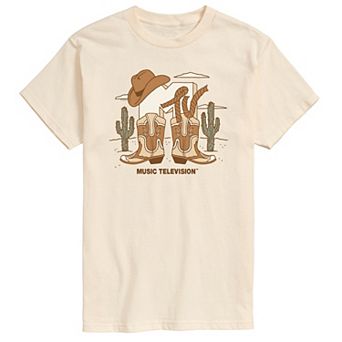 Men's MTV Cowboy Logo Graphic Tee