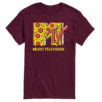 Men's MTV Pizza Logo Graphic Tee