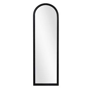 Black Arched Easel Mirror