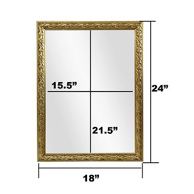 Romantic Detailed Framed Hanging Wall Mirror
