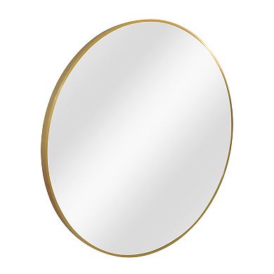 Circular Aluminum Frame Hanging Wall Mirror