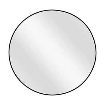 Circular Aluminum Frame Hanging Wall Mirror