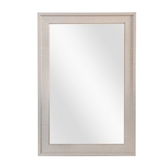 Textured Frame Hanging Wall Mirror