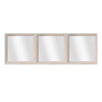 Square Hanging Wall Mirror 3 pc Set