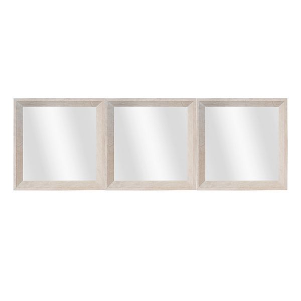 Square Hanging Wall Mirror 3-Piece Set