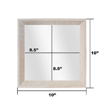 Square Hanging Wall Mirror 3-Piece Set