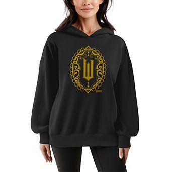 Women's Wicked Logo Oversized Fleece Hoodie Sweatshirt