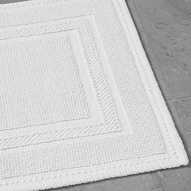 Jean Pierre New York Stonewash Racetrack Cotton Bath Rug