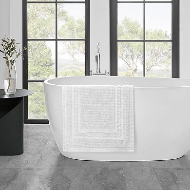 Jean Pierre New York Stonewash Racetrack Cotton Bath Rug