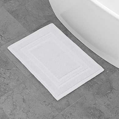 Jean Pierre New York Stonewash Racetrack Cotton Bath Rug