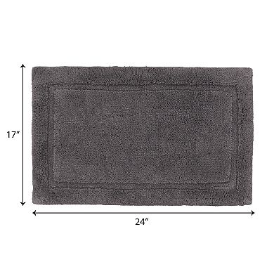 Jean Pierre New York Lydia Border Plush Bath Mat