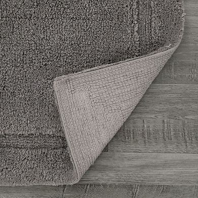 Jean Pierre New York Lydia Border Plush Bath Mat