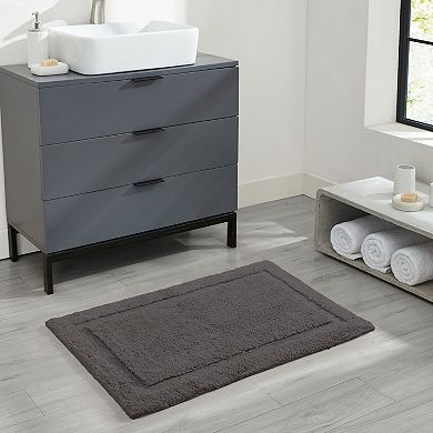 Jean Pierre New York Lydia Border Plush Bath Mat