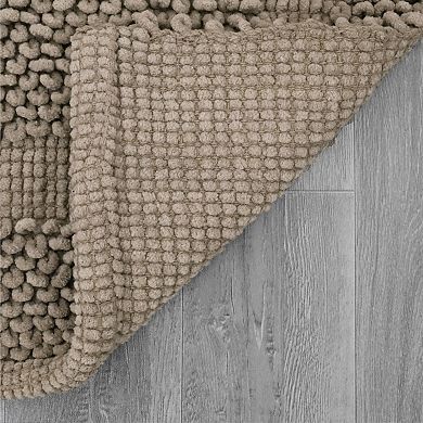 Jean Pierre New York Sophie Border Textured Cotton Bath Mat