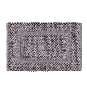 Jean Pierre New York Sophie Border Textured Cotton Bath Mat