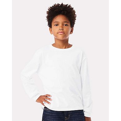 BELLA + CANVAS Youth 6oz. Heavyweight Long Sleeve Tee