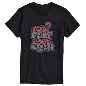 Big & Tall Pink Floyd Groovy Retro Graphic Tee