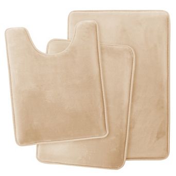 Ultra Soft Non-Slip Plush Memory Foam Bath Rug Collection