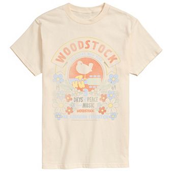 Big & Tall Woodstock Poster Graphic Tee