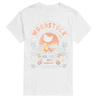 Big & Tall Woodstock Poster Graphic Tee
