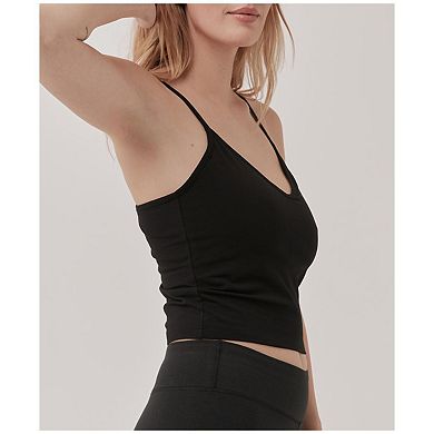 Organic Everyday Shelf Bra Cropped Camisole 3-pack