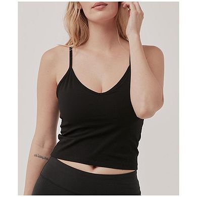 Organic Everyday Shelf Bra Cropped Camisole 3-pack