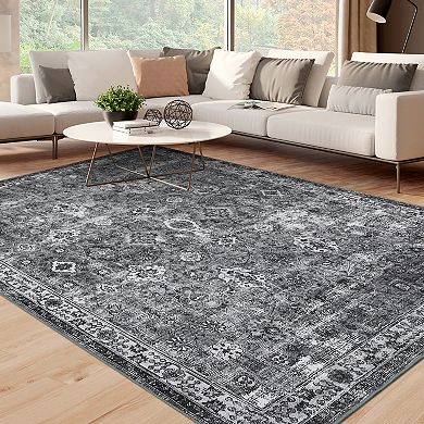 Area Rug Boho Runners Soft Dining Room Carpet Non-Slip Throw Large Rugs for Bedroom Indoor