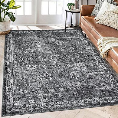 Area Rug Boho Runners Soft Dining Room Carpet Non-Slip Throw Large Rugs for Bedroom Indoor