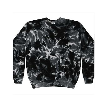 Colortone Tie-Dyed Fleece Crewneck Sweatshirt