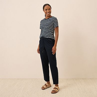 The Jess Roll-Up Pant In Midweight Twill