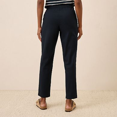 The Jess Roll-Up Pant In Midweight Twill