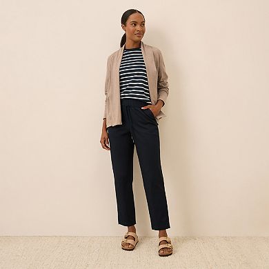The Jess Roll-Up Pant In Midweight Twill