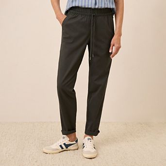 The Jess Roll-Up Pant In Midweight Twill
