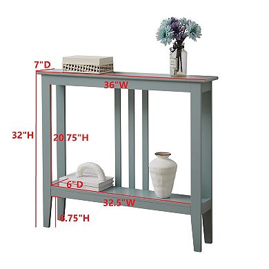 Kings Brand Furniture Entryway Table - Narrow Console Table - Console Table with Storage