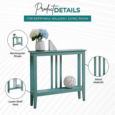 Kings Brand Furniture Entryway Table - Narrow Console Table - Console Table with Storage