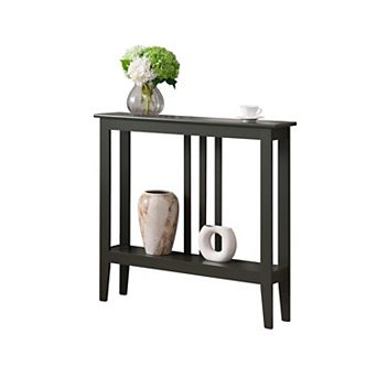 Kings Brand Furniture Entryway Table - Narrow Console Table - Console Table with Storage