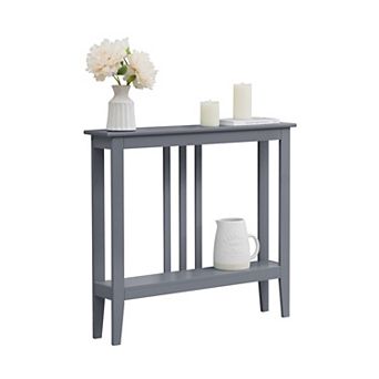 Kings Brand Furniture Entryway Table - Narrow Console Table - Console Table with Storage