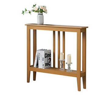 Kings Brand Furniture Entryway Table - Narrow Console Table - Console Table with Storage