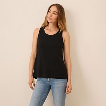 Luxe Stretch Jersey Swing Tank
