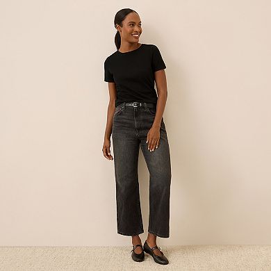 Luxe Stretch Jersey Slim Tee