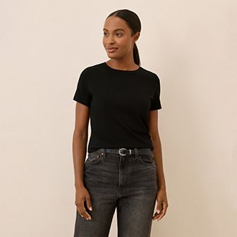 Luxe Stretch Jersey Slim Tee