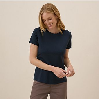 Luxe Stretch Jersey Slim Tee