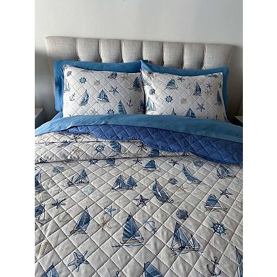 BrylaneHome BH Studio Scalloped Hem Bedspread