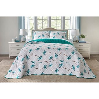BrylaneHome BH Studio Scalloped Hem Bedspread