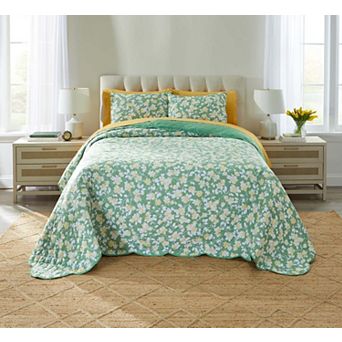 BrylaneHome BH Studio Scalloped Hem Bedspread