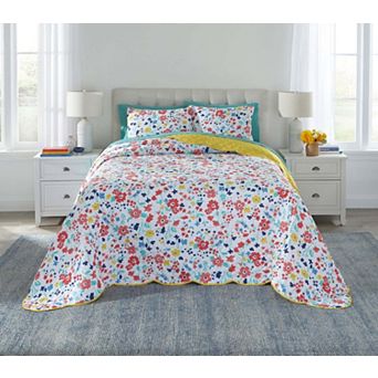 BrylaneHome BH Studio Scalloped Hem Bedspread