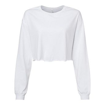 BELLA + CANVAS FWD Fashion Women´s Crop Long Sleeve Tee